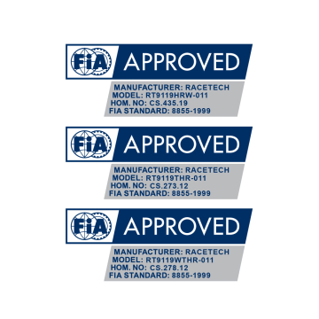 FIA 8855-1999 Approvals